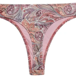 Ibiza 70s Paisley Print Sexy Brazilian Thong Bikini Bottoms 12 Ibiza 70s Paisley Print Sexy Brazilian Thong Bikini Bottoms -Doll Bikini Shop 21675 bottom flat back scaled