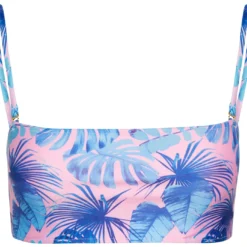 South Beach Palm Bandeau Tube Top 7 South Beach Palm Bandeau Tube Top -Doll Bikini Shop 30690 top flat front scaled