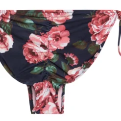 Rose Garden Print Full Coverage Scrunch Bottom -Doll Bikini Shop 30862 BOT FLAT BACK scaled