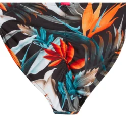Birds Of Paradise Full Coverage Scrunch Bottom -Doll Bikini Shop 30929 bottom flat back scaled