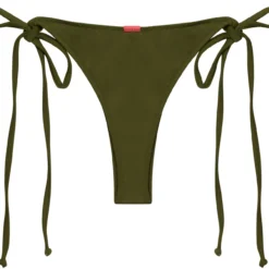 Olive Brazilian Thong Bottom -Doll Bikini Shop 31122 BOT FLAT BACK scaled