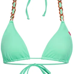 Mint Triangle Bikini On A Chain Top 11 Mint Triangle Bikini On A Chain Top -Doll Bikini Shop 31948 top flat front scaled