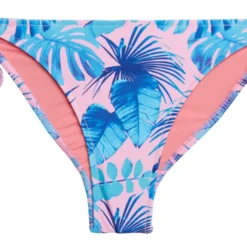 South Beach Palm Classic Scrunch Bottom -Doll Bikini Shop 32054 bottom flat front scaled