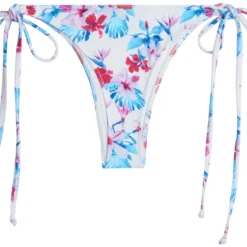 Pink & Blue Tropical Triangle Top & Pink & Blue Tropical Brazilian Thong Bottom 8 Pink & Blue Tropical Triangle Top & Pink & Blue Tropical Brazilian Thong Bottom -Doll Bikini Shop 32921 bottom flat back scaled