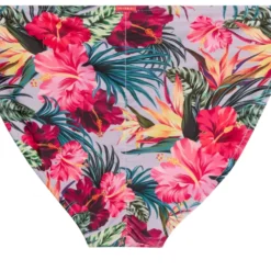 Lilac Tropical Full Coverage Scrunch Bottom 8 Lilac Tropical Full Coverage Scrunch Bottom -Doll Bikini Shop 32958 bottom flat back scaled