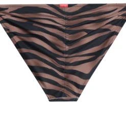 Bronze Tiger Full Coverage Scrunch Bottom -Doll Bikini Shop 33492 bottom flat back scaled