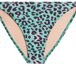 Green Leopard Full Coverage Scrunch Bottom -Doll Bikini Shop 33540 bottom flat front scaled