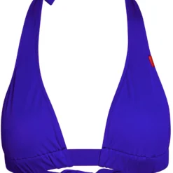 Royal Blue Adjustable Halter Top -Doll Bikini Shop 34319 top flat front scaled