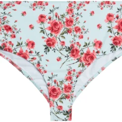 English Rose High Waist Bikini Bottom -Doll Bikini Shop 34440 bottom flat front scaled