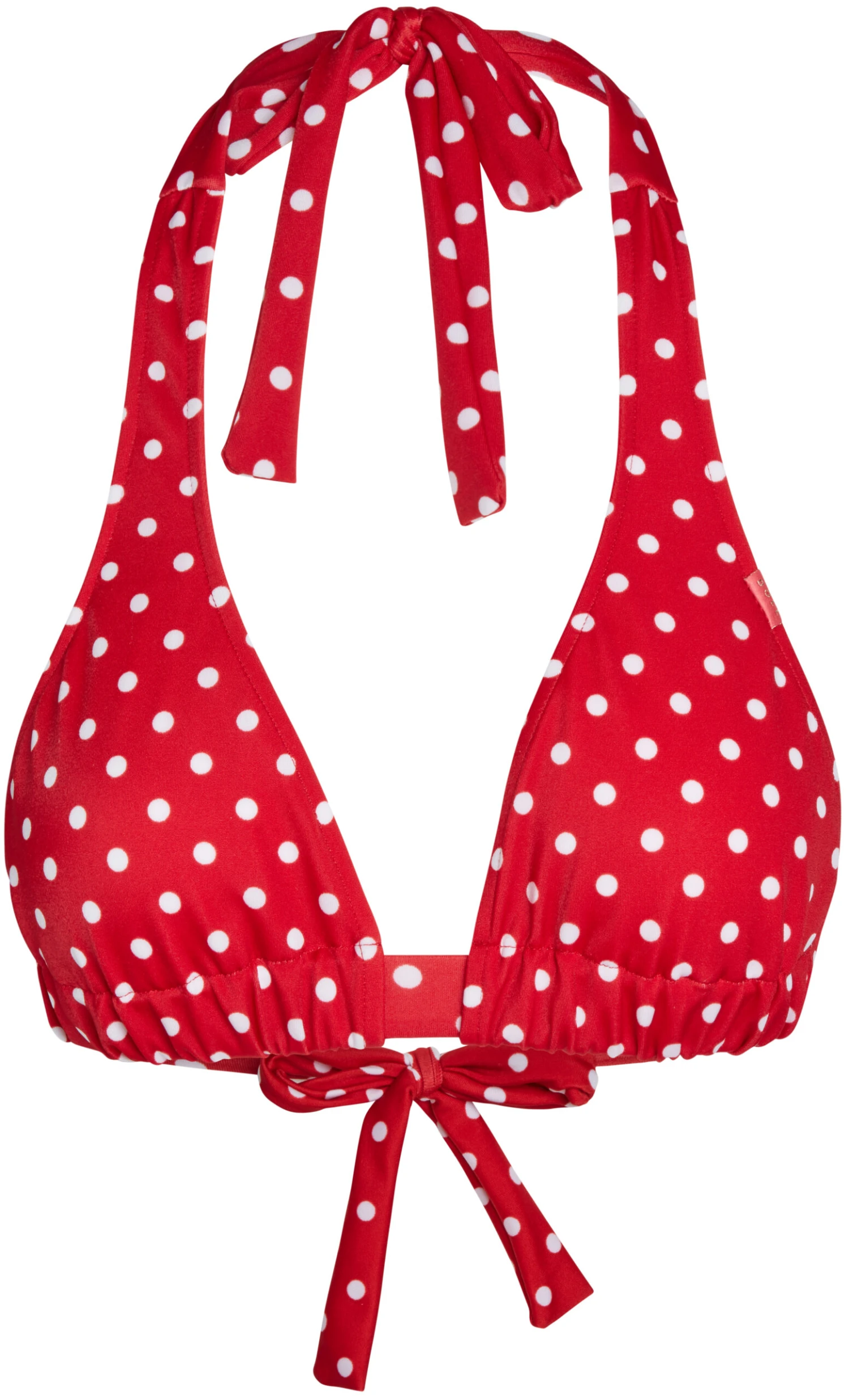 Red Polka Dot Adjustable Halter Top 5 Red Polka Dot Adjustable Halter Top - Image 3