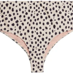 Cheetah High Waist Bikini Bottom -Doll Bikini Shop 34488 bottom flat front scaled