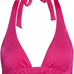 Fuchsia Adjustable Halter Top -Doll Bikini Shop 34497 top flat front scaled