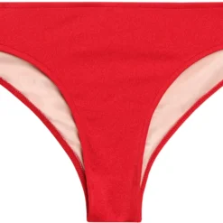 Red Banded Classic Scrunch Bottom -Doll Bikini Shop 34676 bottom flat front scaled