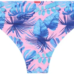 South Beach Palm Banded Classic Scrunch Bottom -Doll Bikini Shop 34752 bottom flat back scaled