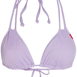 Lilac Double Strap Bikini Top