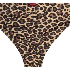 Leopard Triple Strap Classic Scrunch Bikini Bottom