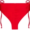 Red Full Coverage Mid-Rise Scrunch Bottom -Doll Bikini Shop 68517 Bottom Flat Back 1853 scaled