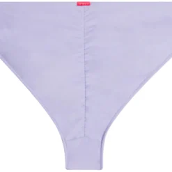 Lilac Full Coverage Mid-Rise Scrunch Banded Bottom