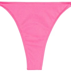 Neon Pink Brazilian Adjustable Banded Bottom