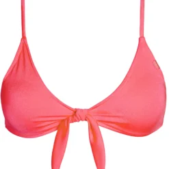 Neon Coral Bralette Top -Doll Bikini Shop 68579 TOP FLAT FRONT scaled