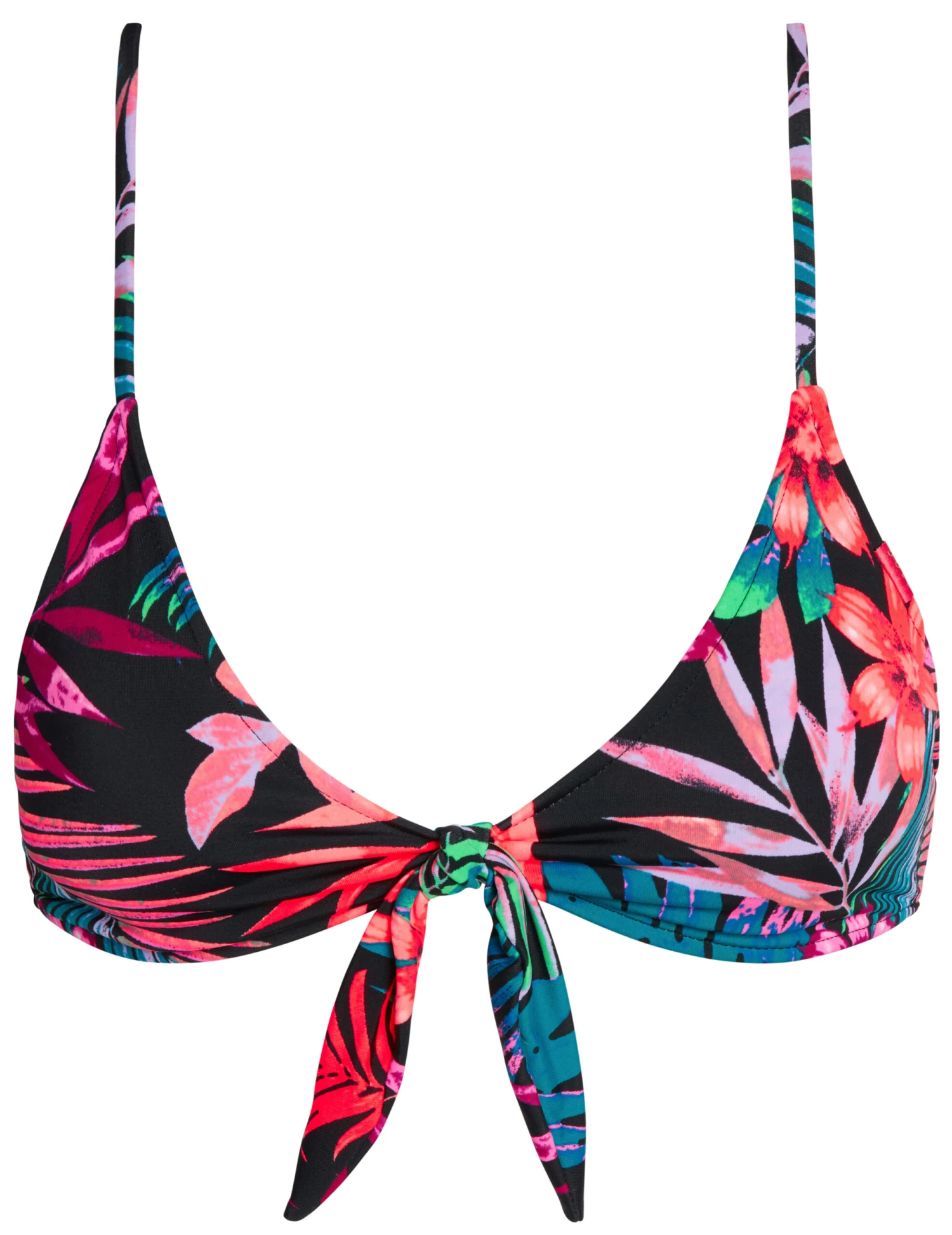 Black Tropical Bralette Top 5 Black Tropical Bralette Top - Image 3