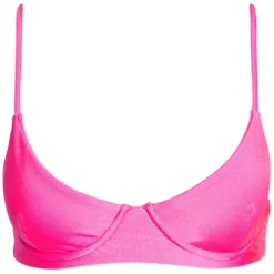 Neon Pink Underwire Bra Top