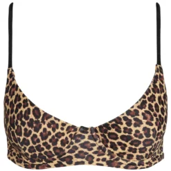 Leopard Underwire Bra Top