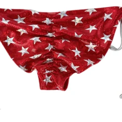 Red Spangled Star Full Coverage Scrunch Bottom 6 Red Spangled Star Full Coverage Scrunch Bottom -Doll Bikini Shop 69600 2 scaled