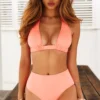 Salmon Adjustable Halter Top -Doll Bikini Shop KE 1548988859 34412 34416 2