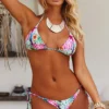 Purple Tropical Pineapple Triangle Top -Doll Bikini Shop OR 1549417658 33401 33409 2