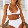 White Adjustable Halter Top -Doll Bikini Shop PJ 1549477084 34291 34295 1