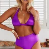 Purple Adjustable Halter Top -Doll Bikini Shop TK 1549478135 34379 34383 2