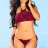 Gardenia Burgundy Crochet Micro Scrunch Bikini Bottom -Doll Bikini Shop TS 1455237854 7973 1
